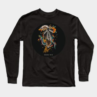 Eagle and Snake Traditional Tattoo Flash Isaiah 40:31 Long Sleeve T-Shirt